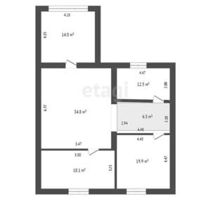 Дом 475м², 4-этажный, участок 8 сот.  