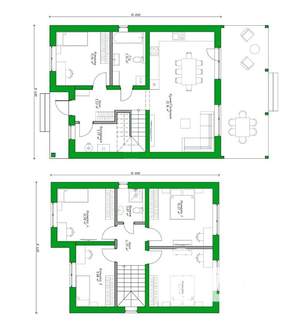 Коттедж 171м², 2-этажный, участок 5 сот.  