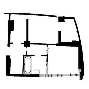 1-к квартира, на длительный срок, 39м2, 12/17 этаж