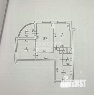 2-к квартира, на длительный срок, 62м2, 4/18 этаж