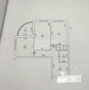 2-к квартира, на длительный срок, 62м2, 4/18 этаж
