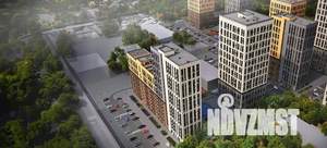 2-к квартира, строящийся дом, 71м2, 17/25 этаж
