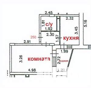1-к квартира, вторичка, 33м2, 11/14 этаж