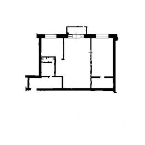 2-к квартира, вторичка, 45м2, 4/5 этаж