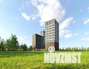 1-к квартира, строящийся дом, 43м2, 17/23 этаж