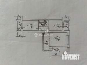 3-к квартира, вторичка, 64м2, 1/9 этаж