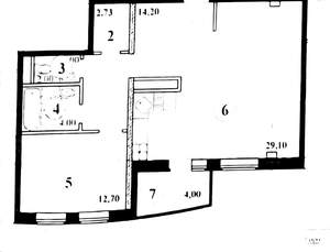 1-к квартира, вторичка, 65м2, 7/9 этаж