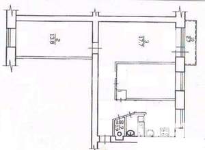 3-к квартира, вторичка, 59м2, 5/5 этаж