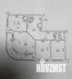 3-к квартира, вторичка, 103м2, 3/12 этаж