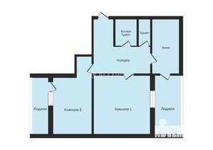 2-к квартира, вторичка, 60м2, 4/11 этаж