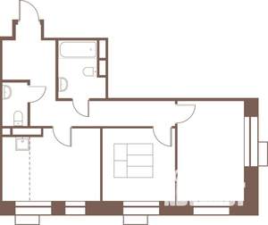 3-к квартира, строящийся дом, 57м2, 19/24 этаж