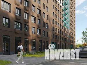 2-к квартира, строящийся дом, 45м2, 15/23 этаж