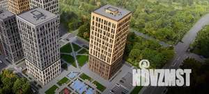2-к квартира, строящийся дом, 58м2, 19/25 этаж
