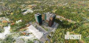 2-к квартира, строящийся дом, 53м2, 24/24 этаж