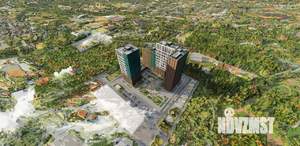 1-к квартира, строящийся дом, 44м2, 8/24 этаж