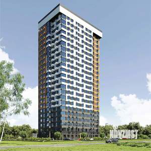 Студия квартира, строящийся дом, 28м2, 22/23 этаж