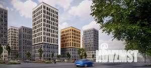 1-к квартира, строящийся дом, 47м2, 2/12 этаж