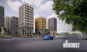 1-к квартира, строящийся дом, 39м2, 22/25 этаж