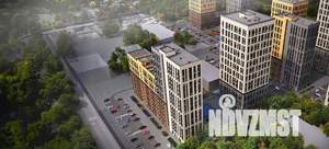 2-к квартира, строящийся дом, 58м2, 8/25 этаж