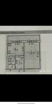 1-к квартира, вторичка, 35м2, 2/5 этаж