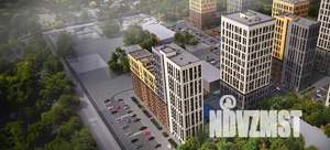 3-к квартира, строящийся дом, 71м2, 21/25 этаж