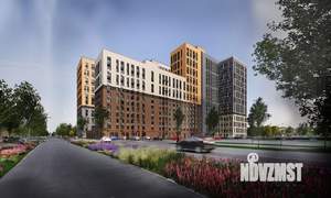 2-к квартира, строящийся дом, 58м2, 22/25 этаж