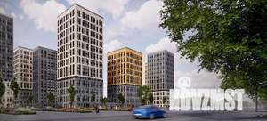 2-к квартира, строящийся дом, 55м2, 14/20 этаж