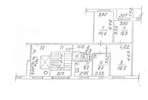 4-к квартира, вторичка, 69м2, 3/9 этаж