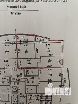 2-к квартира, вторичка, 65м2, 17/17 этаж