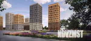 1-к квартира, строящийся дом, 39м2, 24/25 этаж