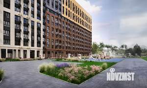 1-к квартира, строящийся дом, 41м2, 22/25 этаж