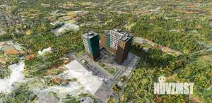 2-к квартира, строящийся дом, 59м2, 22/24 этаж