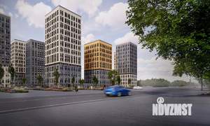 1-к квартира, строящийся дом, 39м2, 19/25 этаж