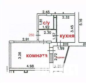 1-к квартира, вторичка, 33м2, 11/17 этаж