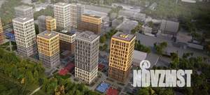 Студия квартира, строящийся дом, 32м2, 2/12 этаж