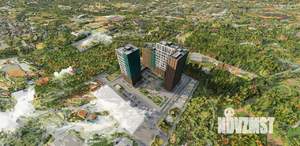 2-к квартира, строящийся дом, 53м2, 18/24 этаж