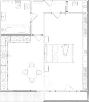 1-к квартира, вторичка, 42м2, 6/15 этаж