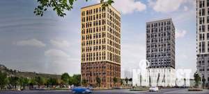 1-к квартира, строящийся дом, 39м2, 24/25 этаж