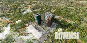 2-к квартира, строящийся дом, 57м2, 21/23 этаж