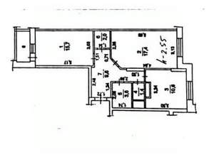 2-к квартира, вторичка, 60м2, 12/17 этаж