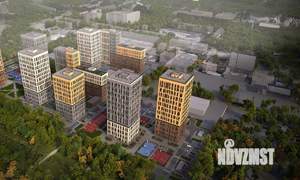 3-к квартира, строящийся дом, 71м2, 16/25 этаж