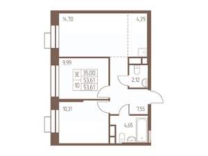Фото квартиры на продажу (1)