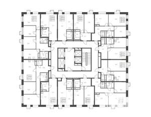 2-к квартира, строящийся дом, 71м2, 11/25 этаж