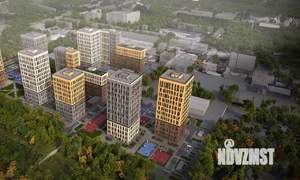 3-к квартира, строящийся дом, 71м2, 18/25 этаж