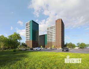 2-к квартира, строящийся дом, 38м2, 23/24 этаж