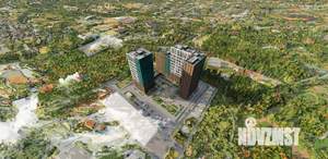 2-к квартира, строящийся дом, 40м2, 12/16 этаж