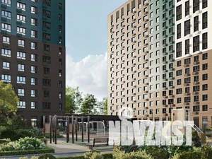 2-к квартира, строящийся дом, 45м2, 15/23 этаж