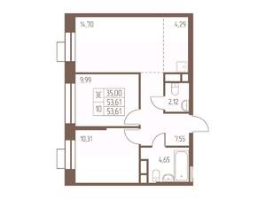 Фото квартиры на продажу (1)