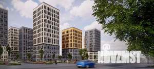 2-к квартира, строящийся дом, 58м2, 11/25 этаж
