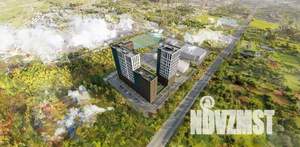 1-к квартира, строящийся дом, 43м2, 8/23 этаж